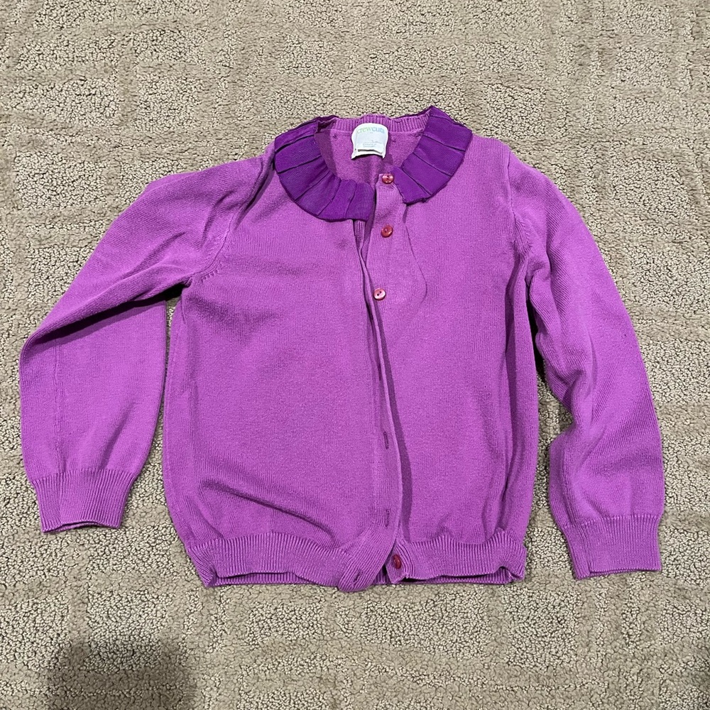 Purple Kids Cardigan